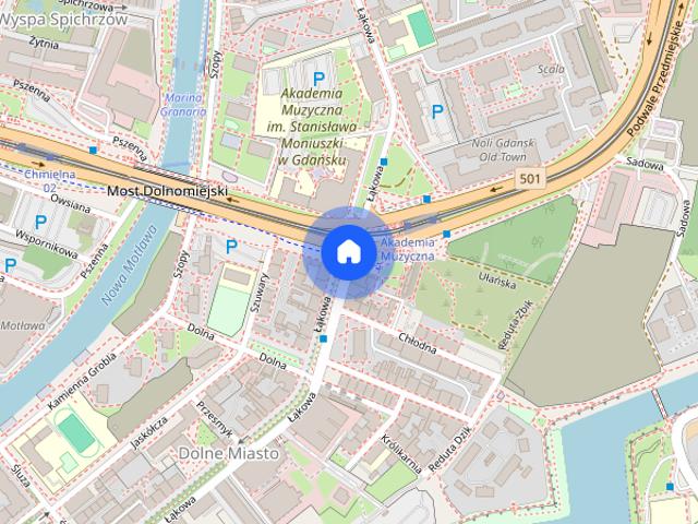 Centrum | 2 pokoje | Balkon | Najem całoroczny