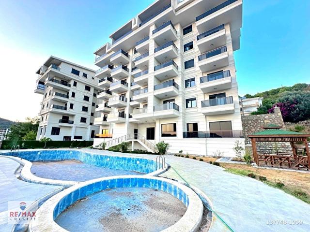 CEBELİ ETEĞİNDE DENİZ & HAVUZ & ŞEHİR MANZARALI SIFIR 1+1