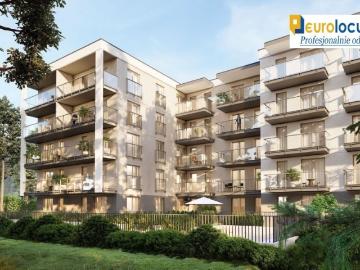 Nowoczesne mieszkanie 36,7 m2 z balkonem, garażem i komórką