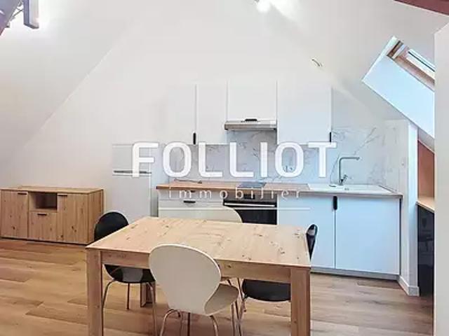 Cérences 50510 Location appartement 2 pièces t2 au dernier étage cave