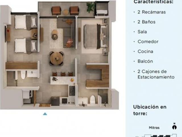 Departamento terminado con plan de financiamiento