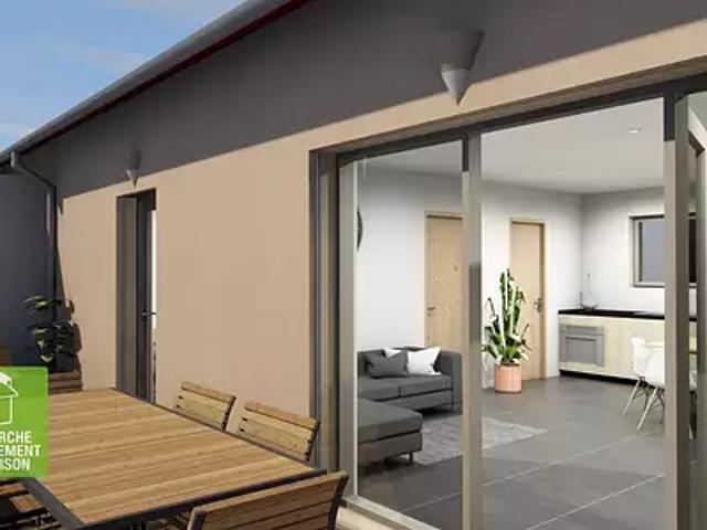 Cessieu 38110 Achat / Vente appartement 2 pièces t2 au dernier étage balcon