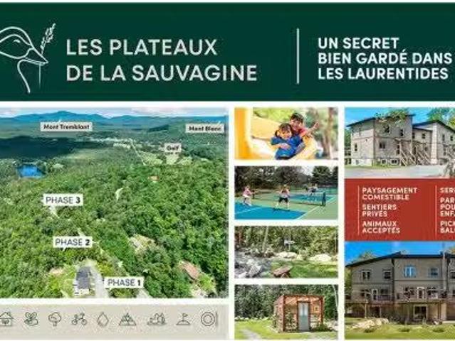 Ch. De La Sauvagine, Mont Blanc, QC, J0T 2G0 condo for sale.