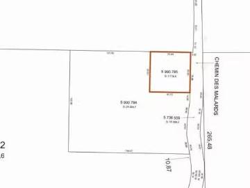 Ch. Des Malards, Nominingue, QC, J0W 1R0 vacant land for sal.