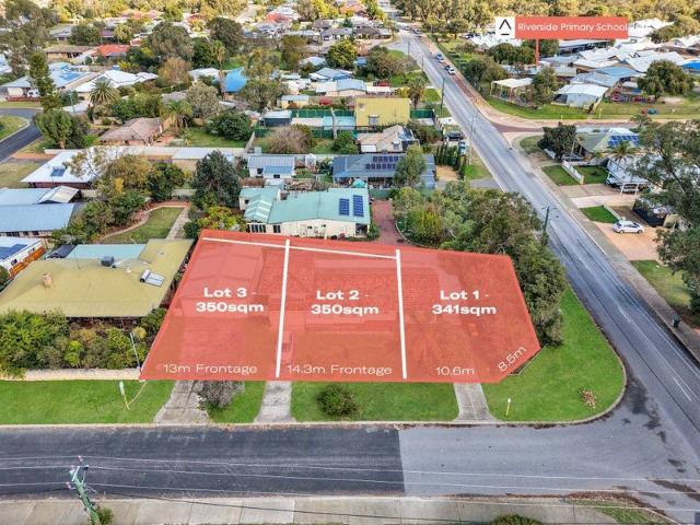 Choice of 3 Street Front Blocks in Outstanding Position