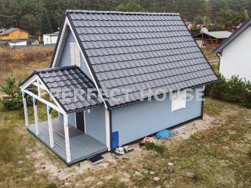 Urokliwy domek 70 m2 wśród lasów i jezior, ogrzewany kozą