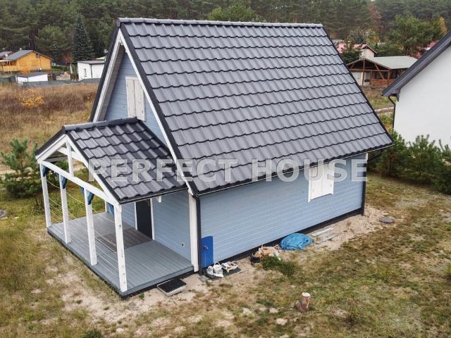 Urokliwy domek 70 m2 wśród lasów i jezior, ogrzewany kozą
