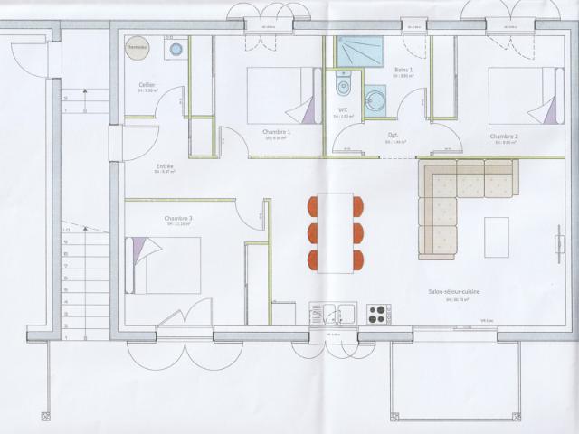 CHORGES, BEAU T4 EN DERNIER ETAGE NEUF !