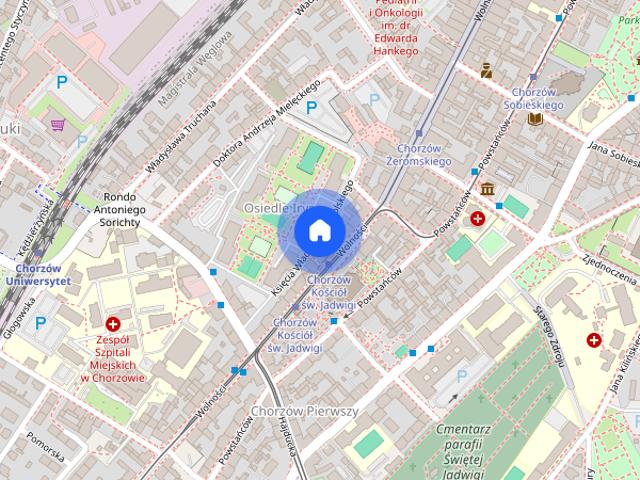 Chorzów | 3 niezależne pokoje | 60 m² | balkon |