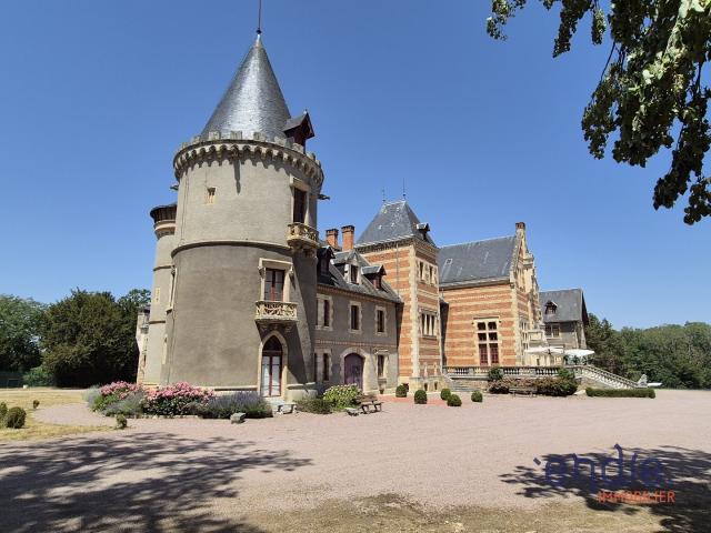 CHATEAU DU XV° & XIX° AVEC PARC DE 23ha et Plaine