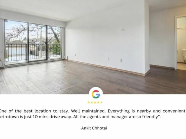 Chateau Delon Apartments — 1 Bedroom available at 7425 18th Avenue, Burnaby