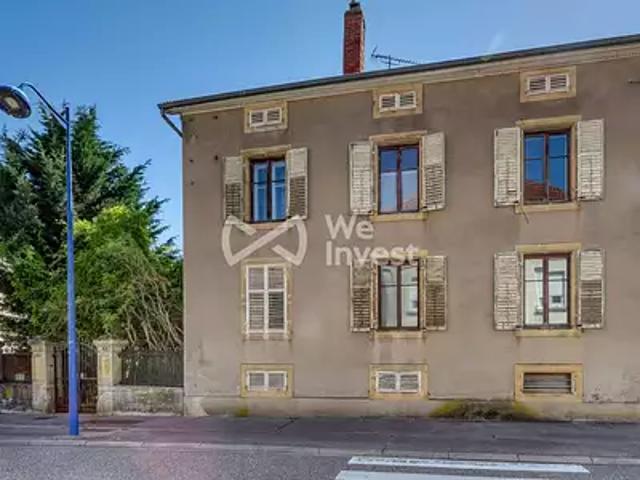 Château Salins 57170 Achat / Vente maison 13 pièces t13 terrasse parking