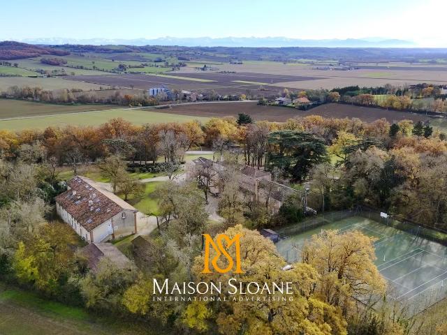 Château XIXème sur 9 Ha avec Vue Pyrénées