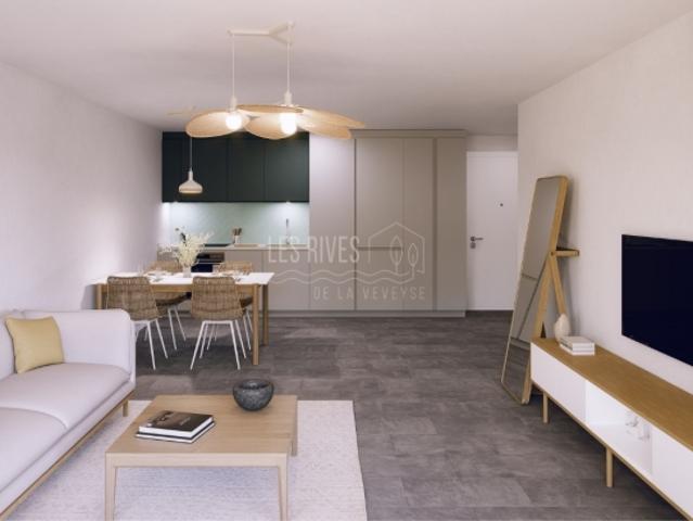 Châtel Saint Denis – Neue 2.5 Zimmer Wohnung 62 m² mit Balkon