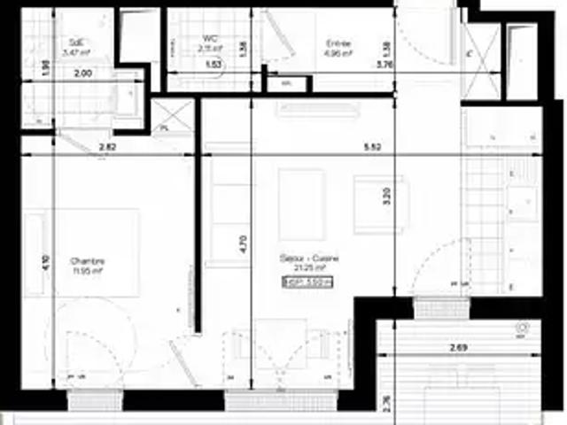 Châtillon 92320 Achat / Vente appartement 2 pièces t2