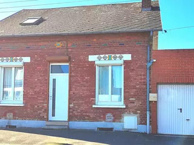 Chauny 02300 Achat / Vente maison 4 pièces t4 jardin cave