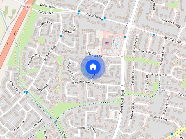 Chawston Close, Eaton Socon, St. Neots, Cambridgeshire, PE19