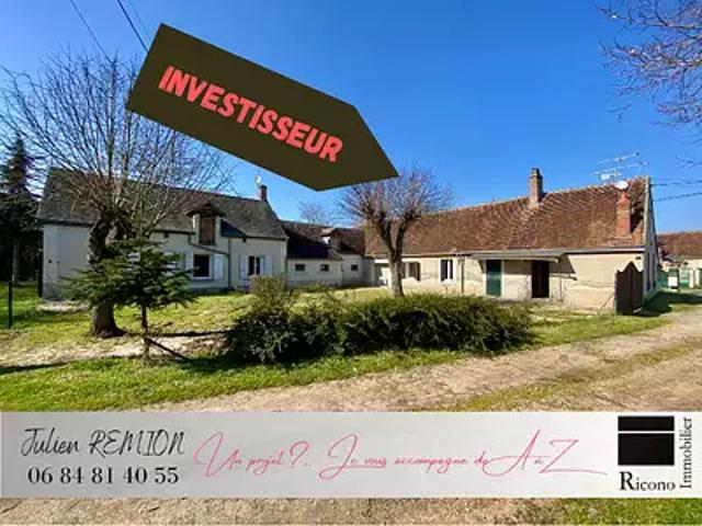 Chabris 36210 Achat / Vente maison 8 pièces t8 au dernier étage