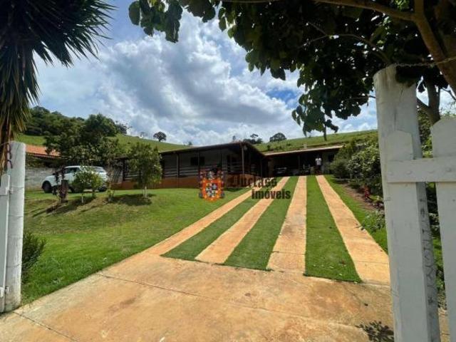 Chácara com 3 dormitórios à venda, 1013 m² por R$ 650.000,00 Camanducaia Camanducaia/MG