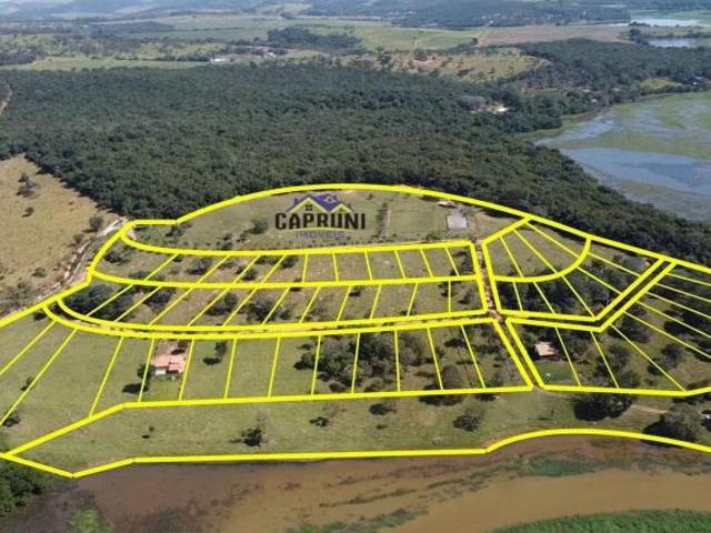 Chácaras à venda de 1,000 a 2,700 m², beira lago de Cajuru, MonSenhor João Alexandre, Cláudio, MG