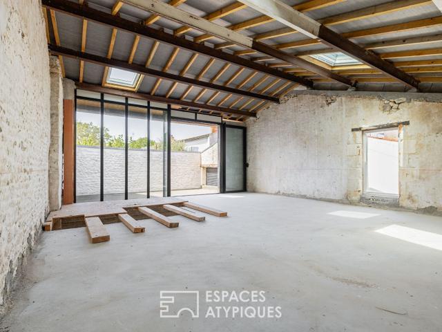 Chai à réhabiliter: un refuge entre terre et mer 104m² Chaillevette