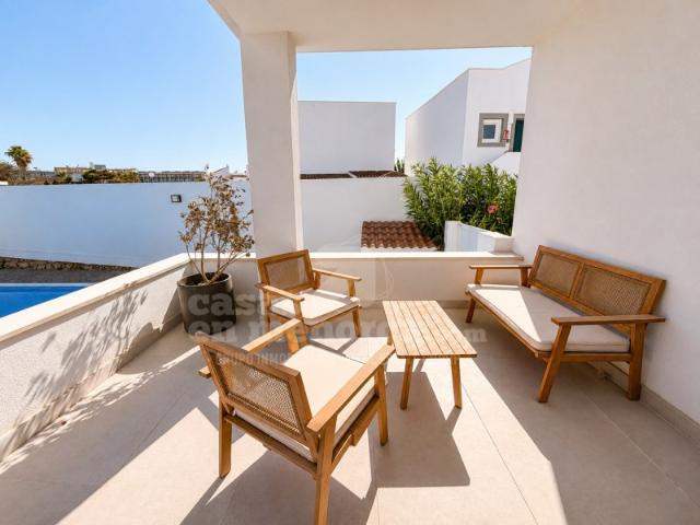 Chalet con piscina cerca del mar en Cala'n Blanes