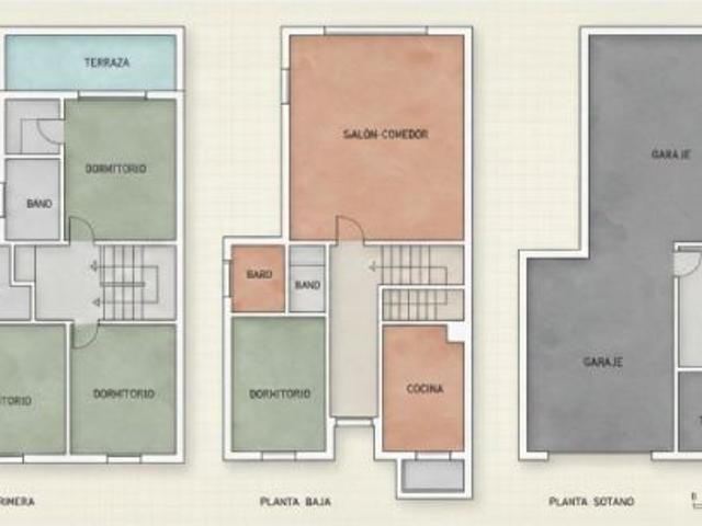 Chalet adosado con 7 habitaciones, 4 cuartos de baño, 2 cocinas y piscina