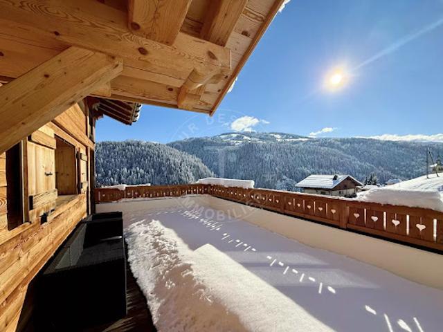 Chalet avec vue panoramique et terrasse
