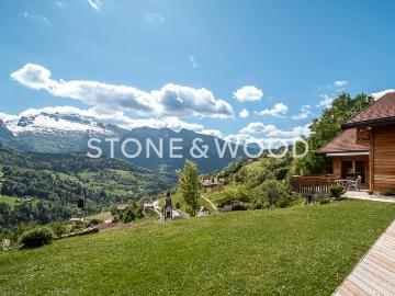 Chalet avec vue panoramique et intimité absolue 226m² Manigod