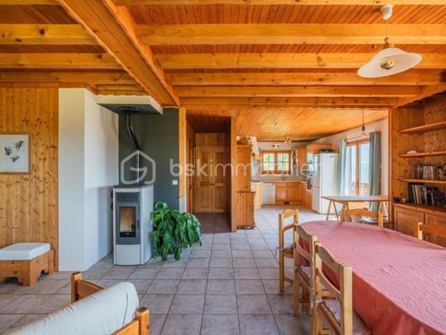 Chalet avec vue panoramique Mont Blanc, Aravis et Bauges