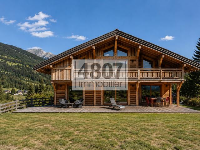 Chalet d’exception neuf aux portes de Cordon 328 m2 Terrain de 1 285 m2