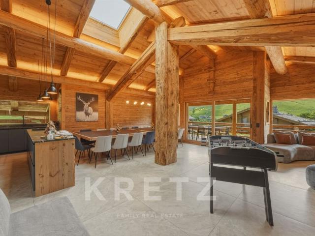 Chalet D’Exception Avec Piscine Intérieure, Spa Et Vue Sur L. 353m² Le Grand Bornand