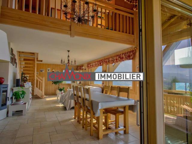 Chalet d'exception face au Mont Blanc 214m² Sallanches