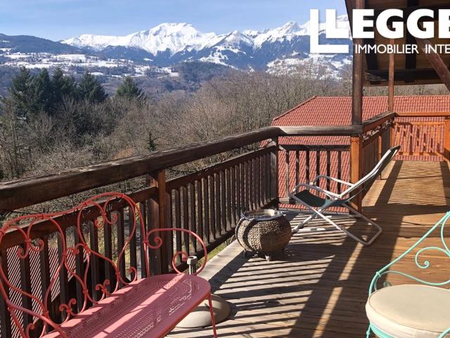 Chalet de 5 chambres à vendre à Passy, dans la vallée de Chamonix, Emplacement ensoleillé avec vue imprenable