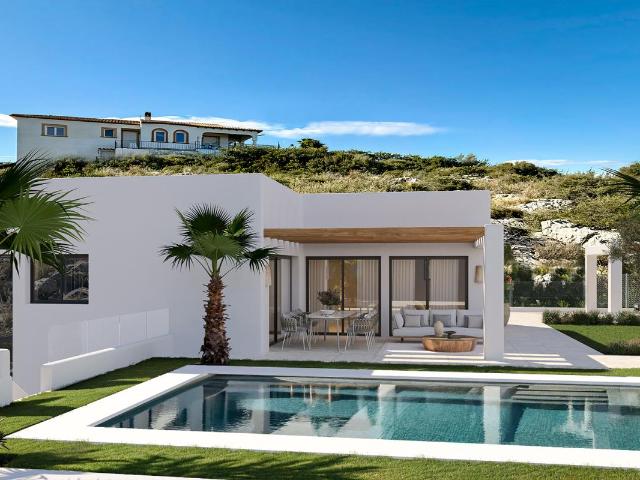 Chalet de obra nueva con 4 dormitorios y 4 baños con sol tod. 210m² Pedreguer