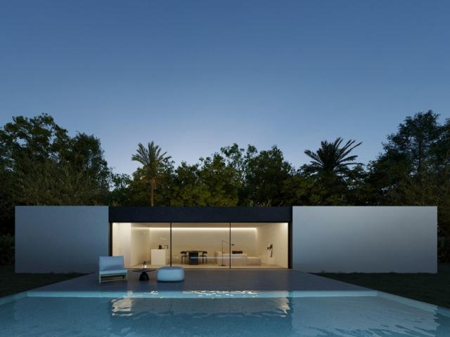 Chalet de obra nueva en construcción. Parcela 3 con construc. 184m² Venta del aire