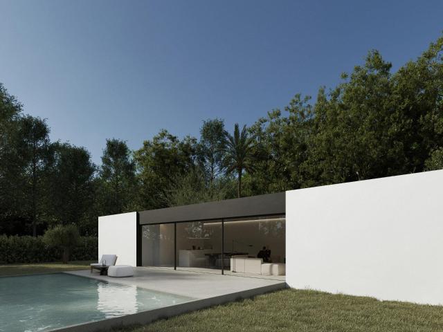 Chalet de obra nueva en construcción. Parcela 3 con construc. 214m² Venta del aire