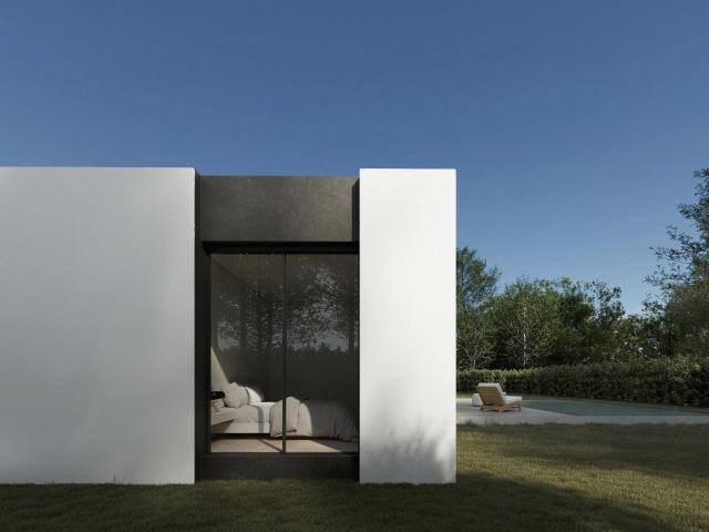 Chalet de obra nueva en construcción. Parcela 3 con construc. 214m² Venta del aire