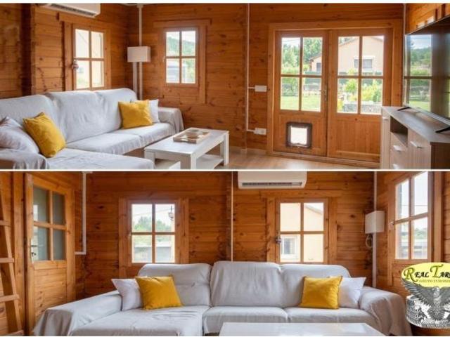 Chalet de madera en parcela urbana de 809 m2 en Mas del Plata Cabra del Camp