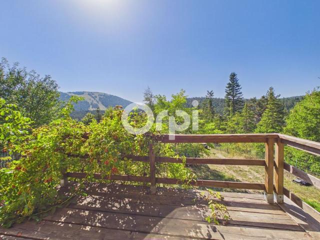 CHALET EN PLEINE NATURE AVEC JARDIN VUE SUR LES PISTES TERRAIN 1 860 M²