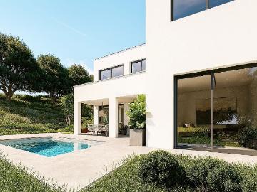 Chalet en venta en Corbera de Llobregat. Exclusiva promoción de obra nueva en Corbera 2000. Chalets Corbera de.