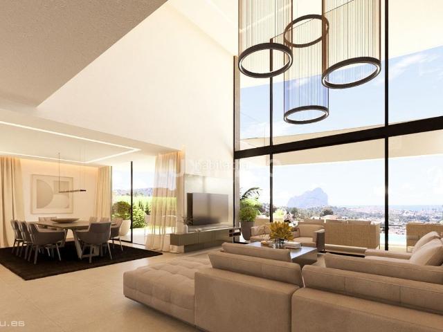 Chalet en venta en Calp, La Empedrola. Nueva Villa con impresionantes vistas en Calpe. Chalets.