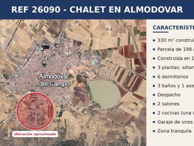 Chalet en venta en Almodóvar del Campo. CHALET DENTRO DEL NUCLEO URBANO. Chalets Almodóvar del.