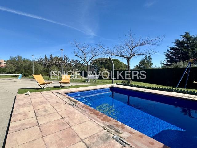 Chalet en venta en Almoster. Magnífico chalet de una planta con gran jardín y un acogedor espacio diáfano de madera para celebraciones. Chalets.