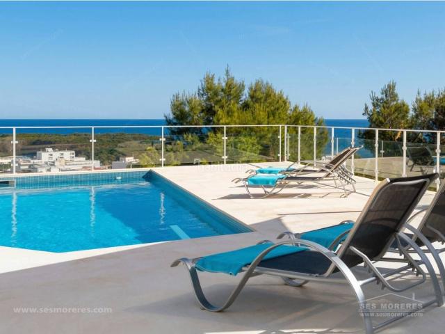 Chalet en venta en Baleares Es Migjorn Gran, Sant Tomàs. Exclusivo chalet con vistas al mar y licencia turística en Santo Tomás. Chalets Es Migjorn.
