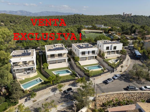 Chalet en venta en Baleares Palma de Mallorca, La Bonanova. 4 Chalets Obra Nueva La Bonanova en Venta 4 Chalets Independientes de Lujo en La Bonanova, Palma de Mallorca, 4 Dorm. 4 Baños. Chalets.