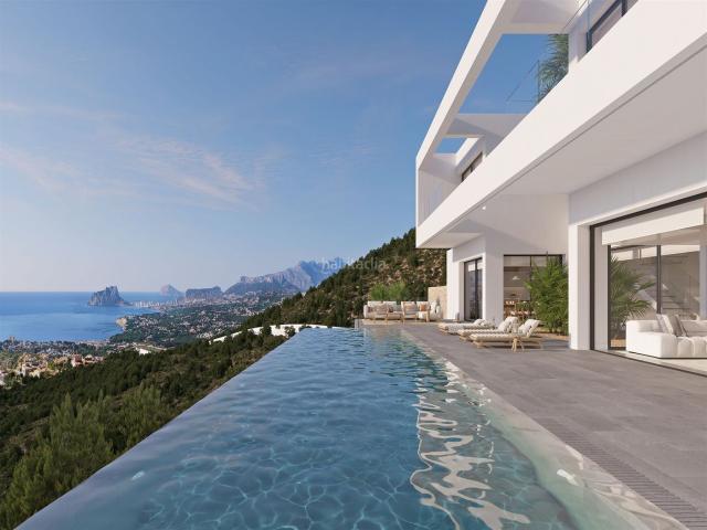 Chalet en venta en Benissa, La Fustera. Elegantes vistas panorámicas al mar. Chalets.