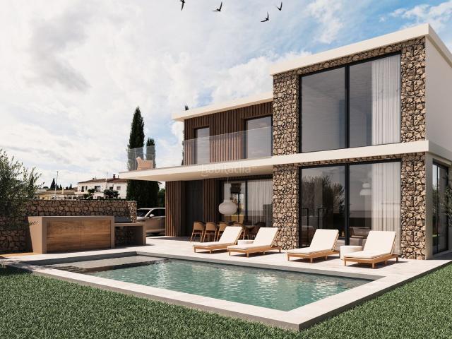 Chalet en venta en Fortià. Vivienda Unifamiliar de Lujo con Piscina en Costa Brava 5 habitaciones. Chalets.