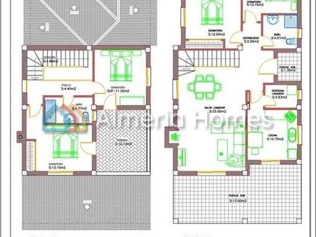 Chalet en venta en Huércal Overa, Almería