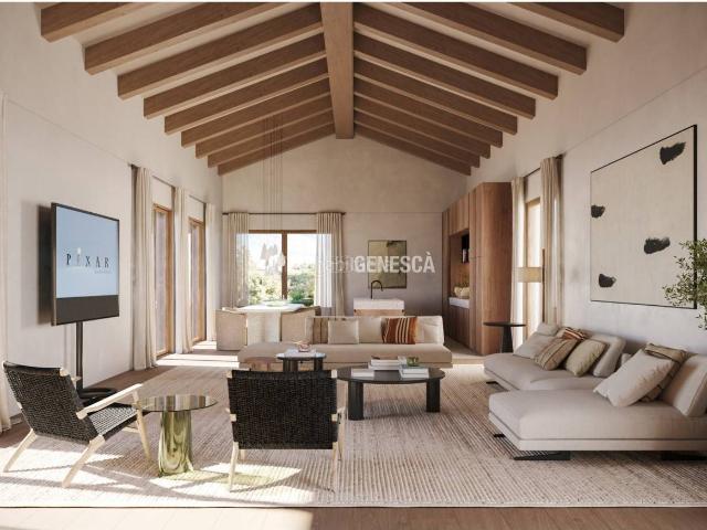 Casa en venta en Matadepera. Torre de obra nueva en Sant Llorenç dels Pins, una sola planta y piscina. Arquitectura de autor. Casas.